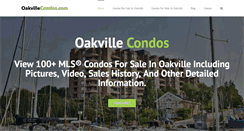 Desktop Screenshot of oakvillecondos.com